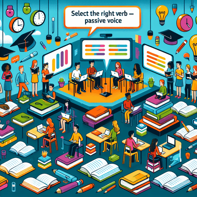 Kalimat Pasif – Pilih Kata Kerja yang Tepat