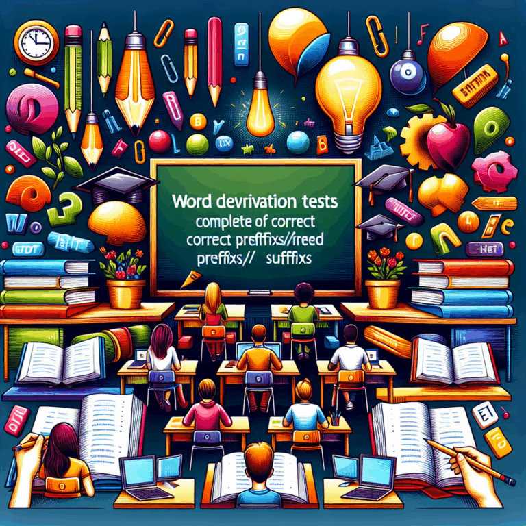 Tes Derivasi Kata – Lengkap dengan Awalan/Akhiran yang Benar