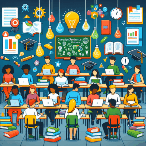 Tes Latihan Tata Bahasa untuk Struktur Kalimat Kompleks – AI Quiz Theme Image